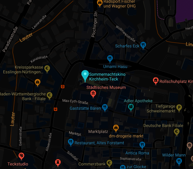 Parken Freiluftkino Kirchheim