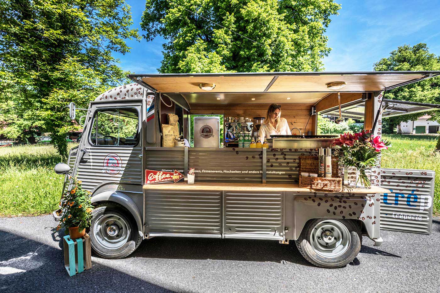 Mobile Creperie zum Mieten